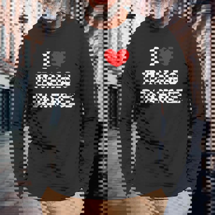 Me Encanta Italo Dance Me Encanta Italo Dance Camiseta de manga larga Regalos para ancianos