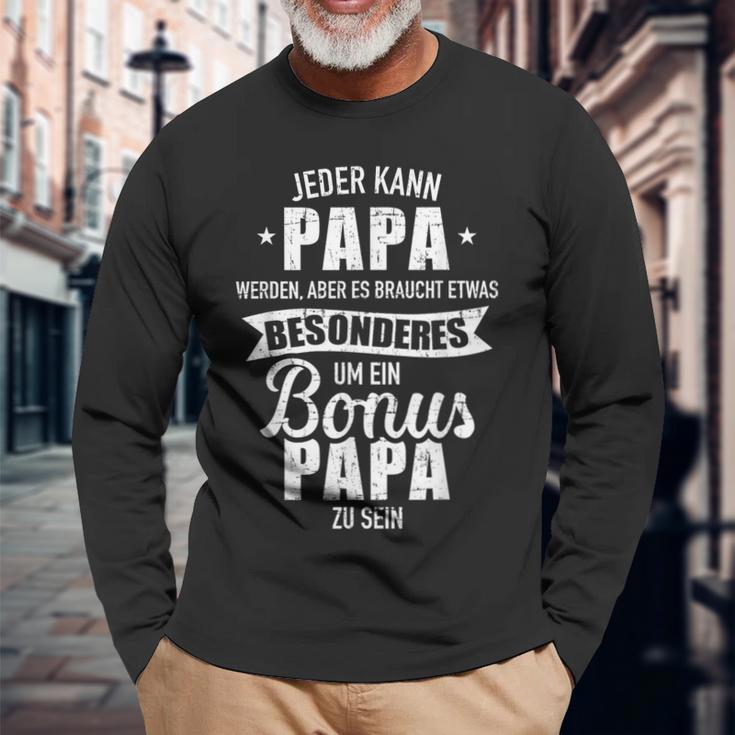 Es Braucht Etwas Special Um Bonus Papa Zu Sein Langarmshirts Geschenke für alte Männer