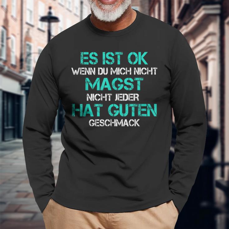 Es Ist Ok Wenn Du Mich Nicht Magst Langarmshirts Geschenke für alte Männer