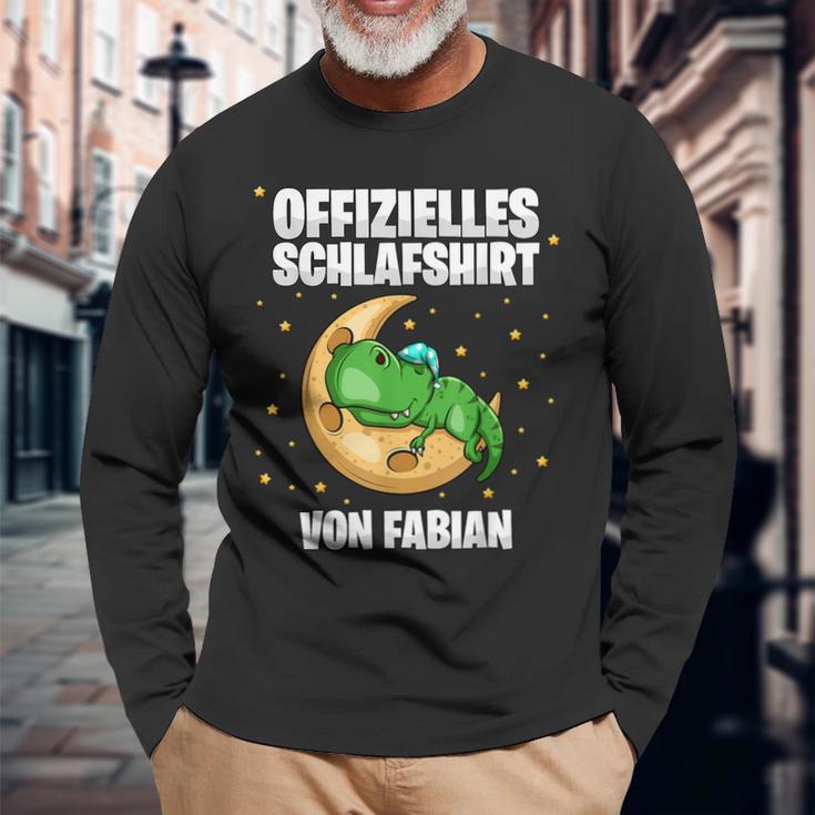 Fabian Official Sleep Personalised Langarmshirts Geschenke für alte Männer