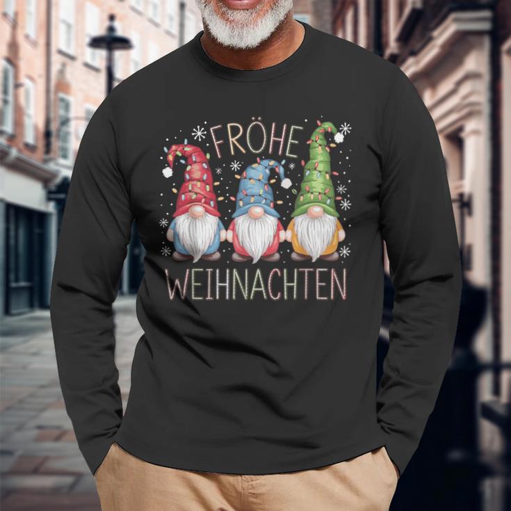 Family Merry Christmas Gnome Christmas Party Xmas Langarmshirts Geschenke für alte Männer