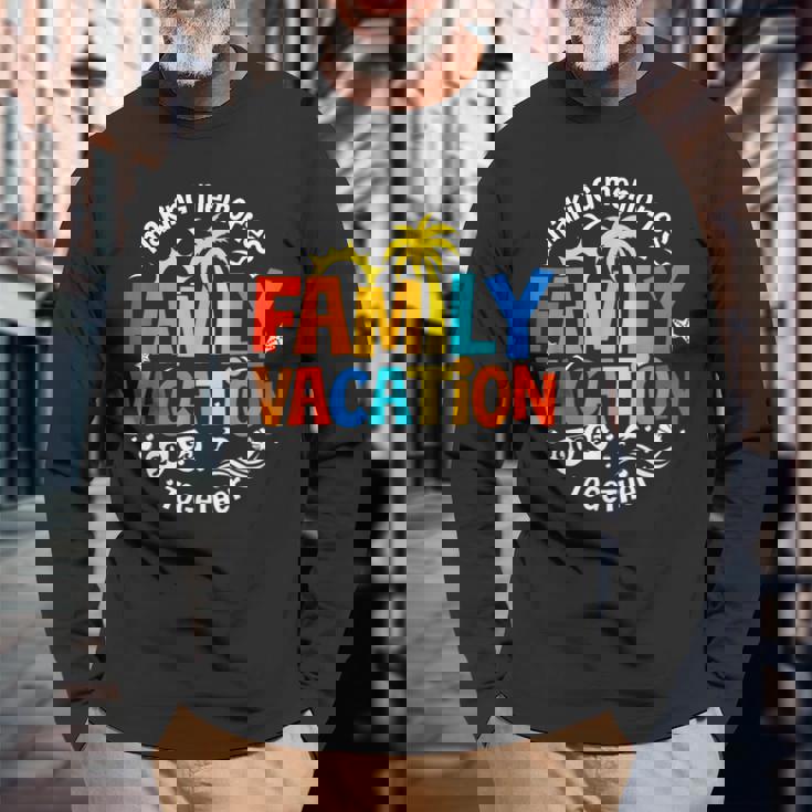 Family Vacation 2025 Making Memories Together Matching Group Long Sleeve T-Shirt Gifts for Old Men