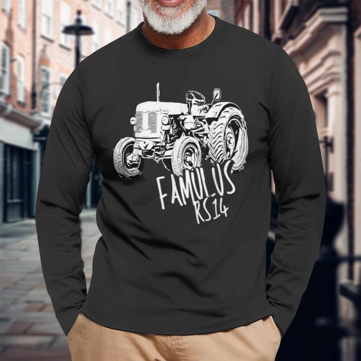 Famulus Traktor Famulus Rs14 Trekker Landwirt Baue Tractor Langarmshirts Geschenke für alte Männer