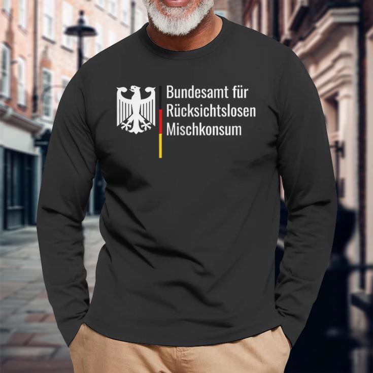 Federal Office For Ruthless Mixed Consumption Langarmshirts Geschenke für alte Männer