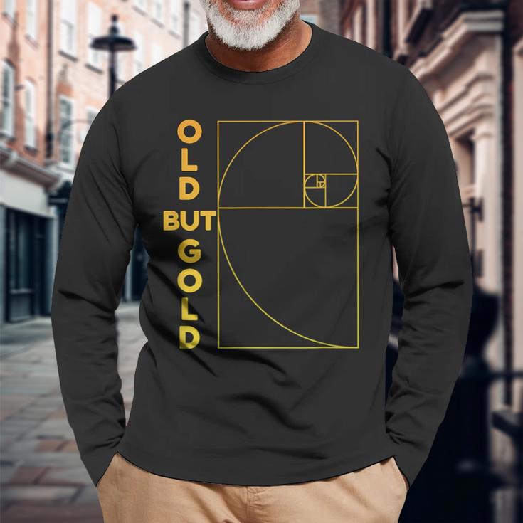 Fibonacci Old But Gold Langarmshirts Geschenke für alte Männer