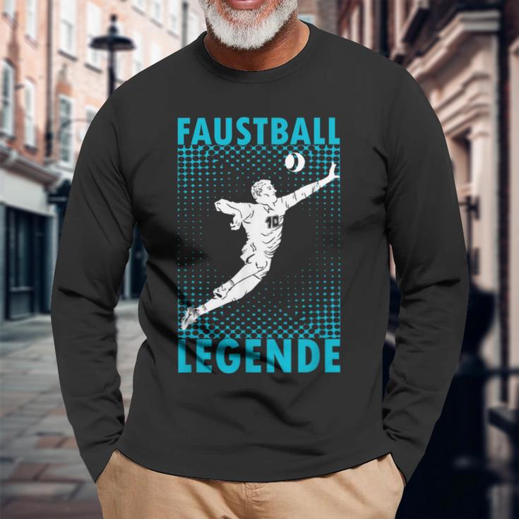 Fistball Legend Fistball Player Fist Baller Langarmshirts Geschenke für alte Männer