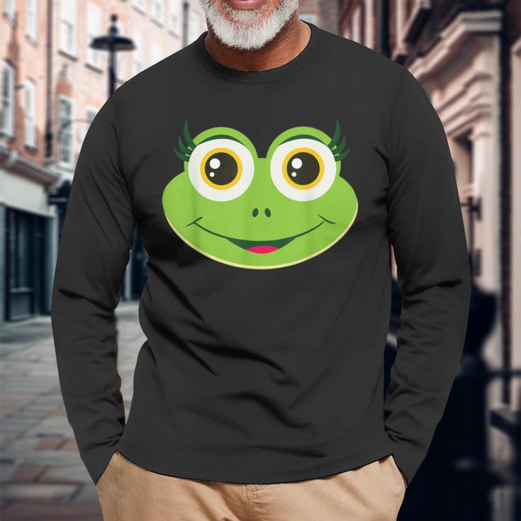 Frog Face Costume For Carnival And Fancy Dress Langarmshirts Geschenke für alte Männer