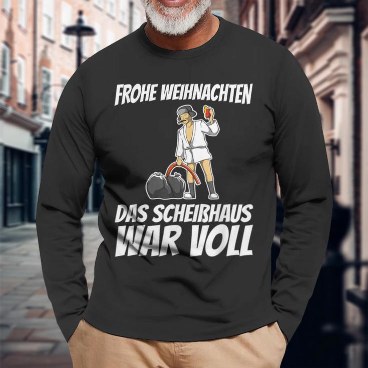 Frohe Weihnachten Merry Christmas Langarmshirts Geschenke für alte Männer