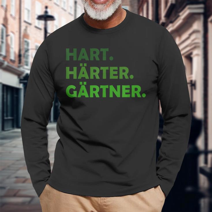 Hard Hardener Gardener Langarmshirts Geschenke für alte Männer