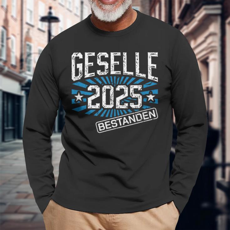 Geelle 2025 For Passed Companion Exam Training Langarmshirts Geschenke für alte Männer