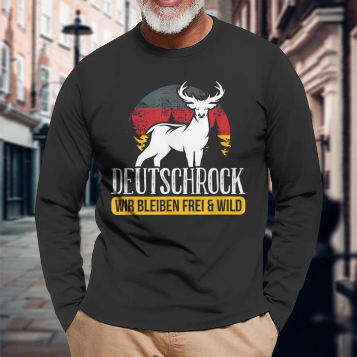 German Rock Wir Bleibfrei & Wild Langarmshirts Geschenke für alte Männer