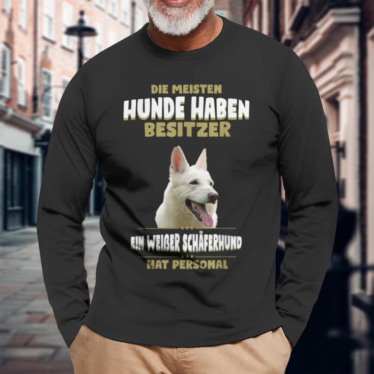 With German Shepherd Dog Langarmshirts Geschenke für alte Männer