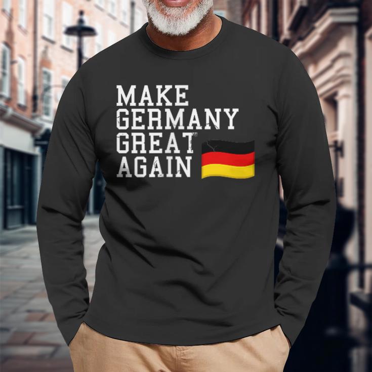 Make Germany Great Again Classic Germany Langarmshirts Geschenke für alte Männer