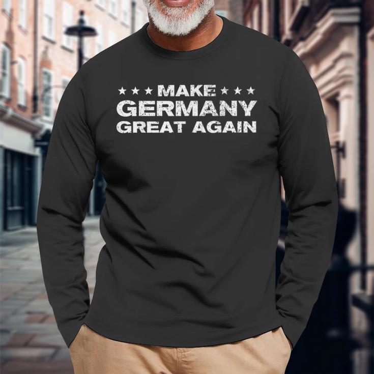 Make Germany Great Again Germany Langarmshirts Geschenke für alte Männer