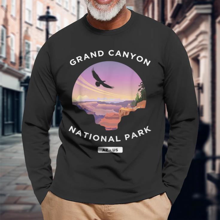 Grand Canyon Arizona Usa National Parks Travel Hiking Langarmshirts Geschenke für alte Männer