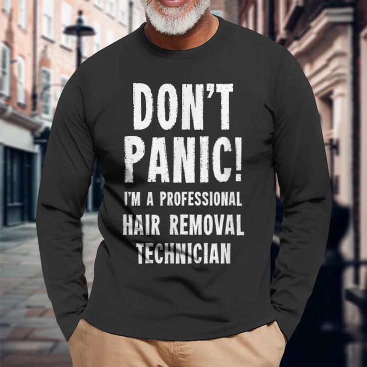 Hair Removal Technician Langarmshirts Geschenke für alte Männer