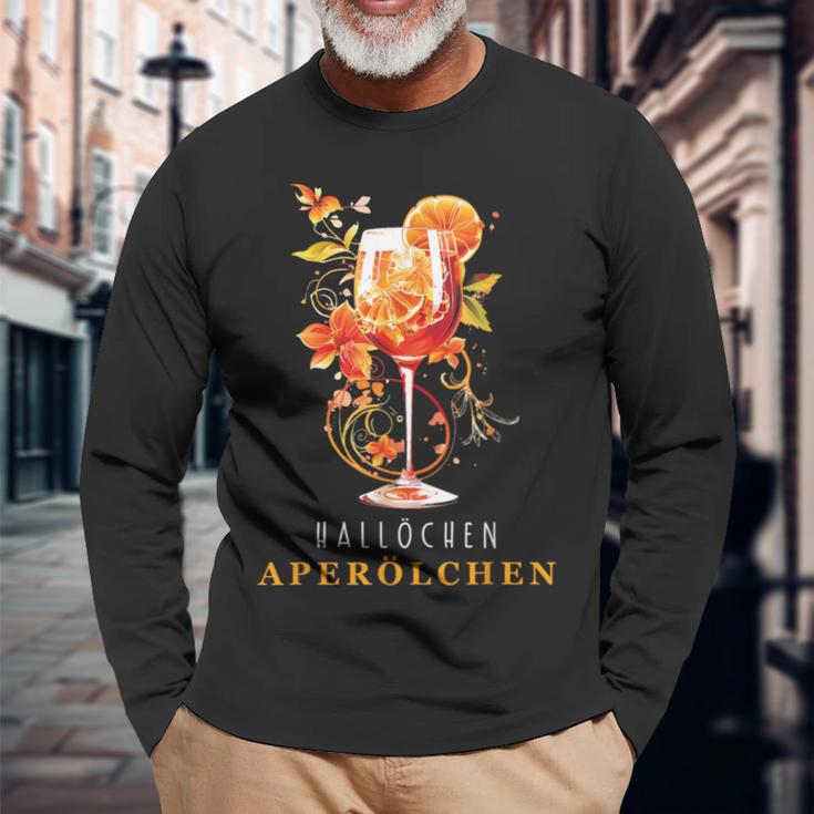 Hallöchen Aperölchen Outfit Sommer Party Cocktail Spritz Langarmshirts Geschenke für alte Männer