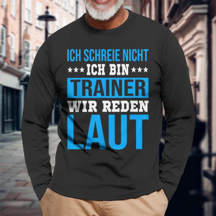 Handball Handball Trainer Saying For Trainer Langarmshirts Geschenke für alte Männer