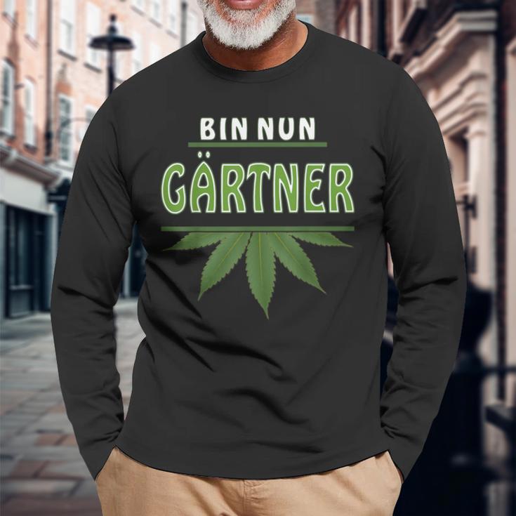 Hemp Bin Nun Gardener Grass Hemp Oil Hemp Blossom Hemp Langarmshirts Geschenke für alte Männer