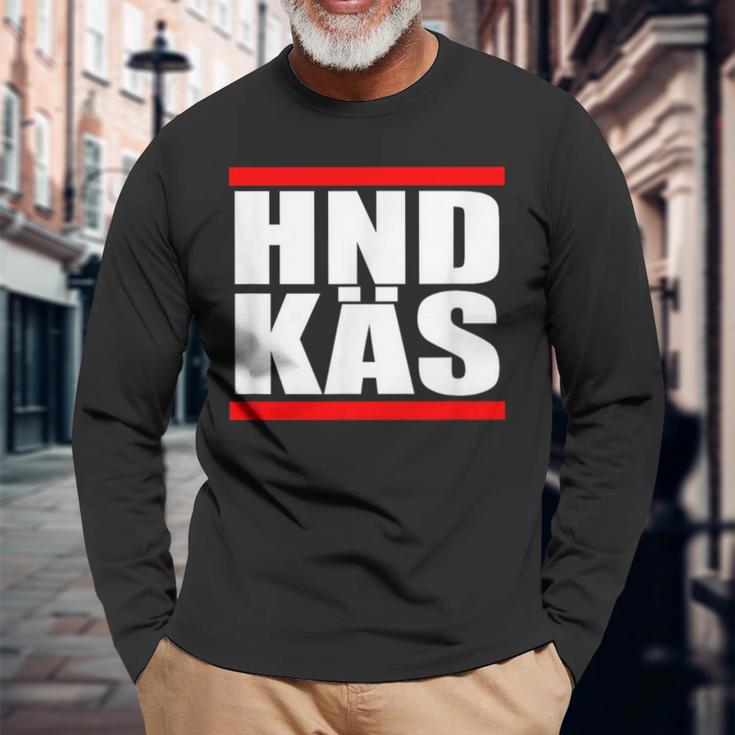 Hessischer Hnd Käs Handkäs Langarmshirts Geschenke für alte Männer