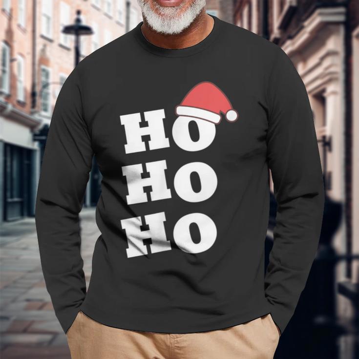 Hohoho Christmas Langarmshirts Geschenke für alte Männer