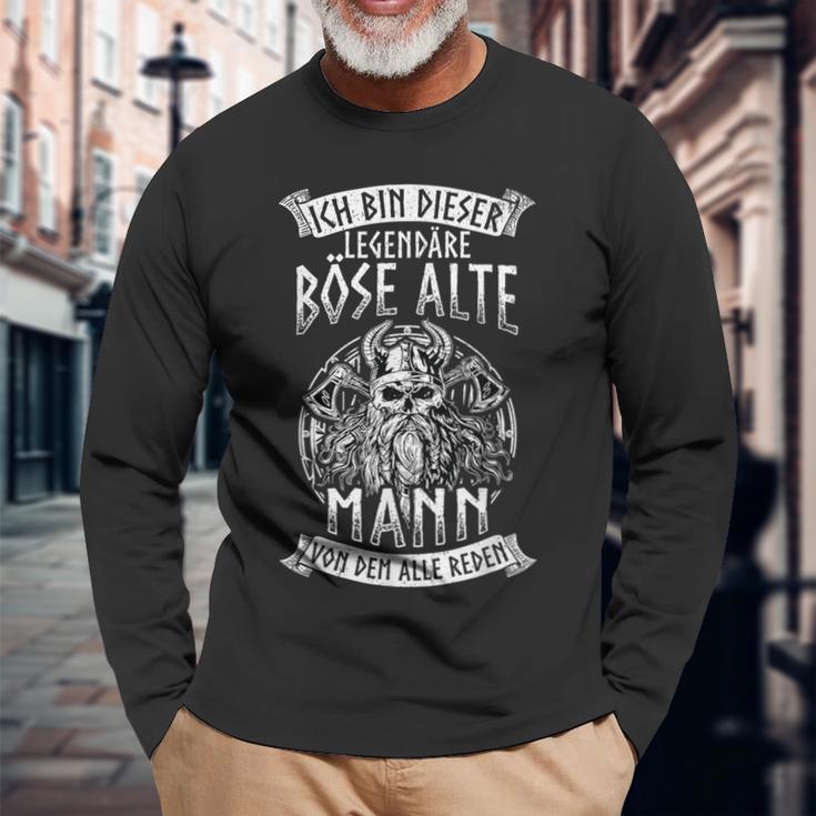 Ich Bin Dieser Legendäre Böse Alte Mannon Dem Alle Speen Langarmshirts Geschenke für alte Männer