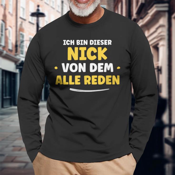 Ich Bin Dieser Nick Ich Bin Dieser Langarmshirts Geschenke für alte Männer