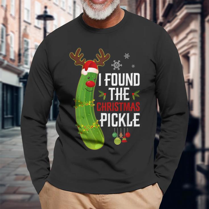 Ich Habe Die Weihnachtsgurke Finden Langarmshirts Geschenke für alte Männer