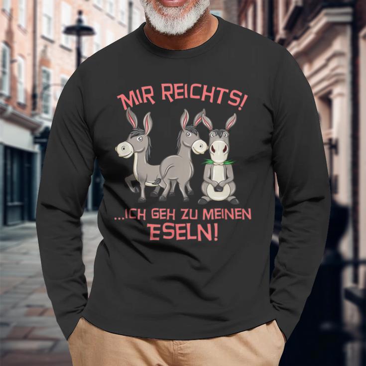 Ich Reichts Ich Geh Zu Meine Donsel Langarmshirts Geschenke für alte Männer