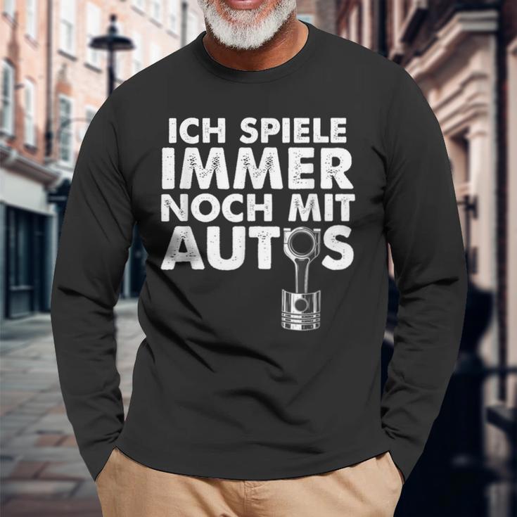 Ich Spiele Immer Noch Mit Autos Langarmshirts Geschenke für alte Männer