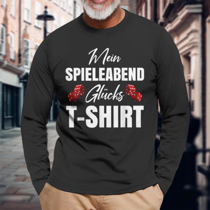 Ich Spieleleabend Glücks Langarmshirts Geschenke für alte Männer