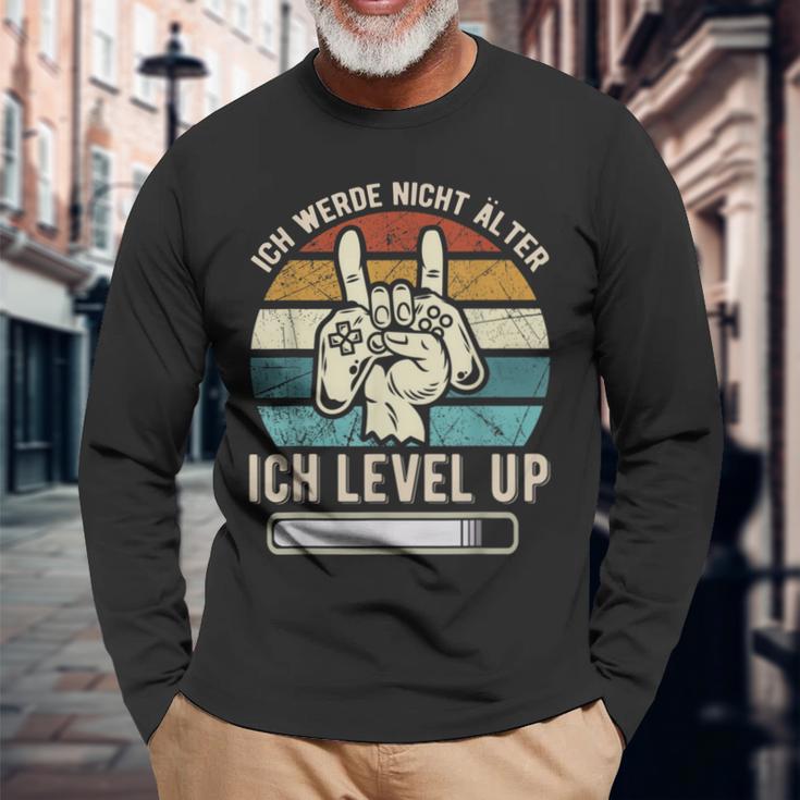 Ich Werde Nicht ÄlderIch Level' Up Birthday Game Langarmshirts Geschenke für alte Männer