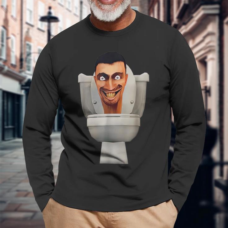 I'm The Birthday Boy Speakerman Cameraman Skibidi Toilet Langarmshirts Geschenke für alte Männer