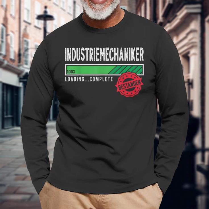 Industrial Mechanic Training Test Passed Langarmshirts Geschenke für alte Männer