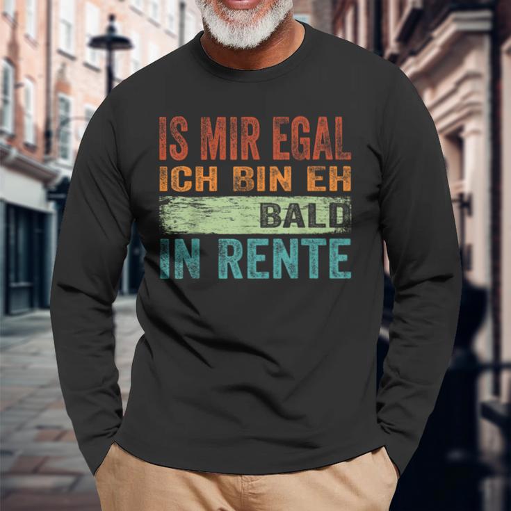 Ist Mir Egal Ich Bin Eh Bald In Retire Langarmshirts Geschenke für alte Männer