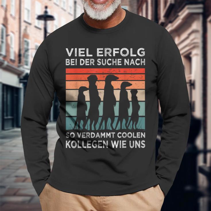 Job Change To Farewell Best Colleague Colleague Langarmshirts Geschenke für alte Männer