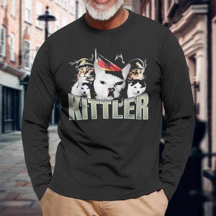 Kittler Cat Cool Cats And Kittens Langarmshirts Geschenke für alte Männer