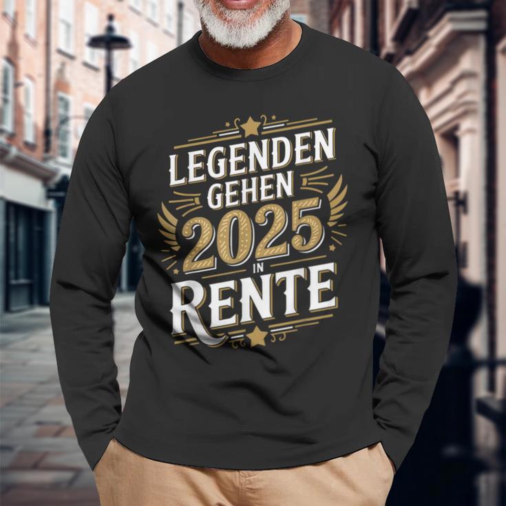 Legends Go 2025 In Retiree Retiree Langarmshirts Geschenke für alte Männer