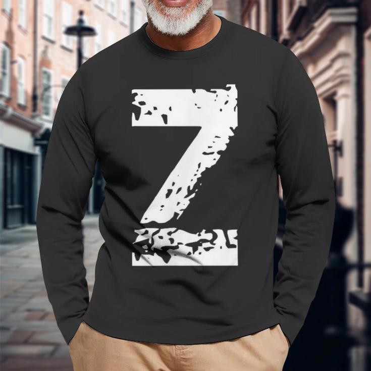 The Letter Z Langarmshirts Geschenke für alte Männer