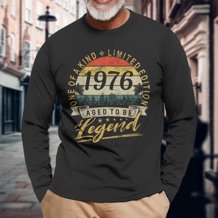 Limited Edition 1976 Geburtstag Retro Geburtsjahr 1976 Langarmshirts Geschenke für alte Männer