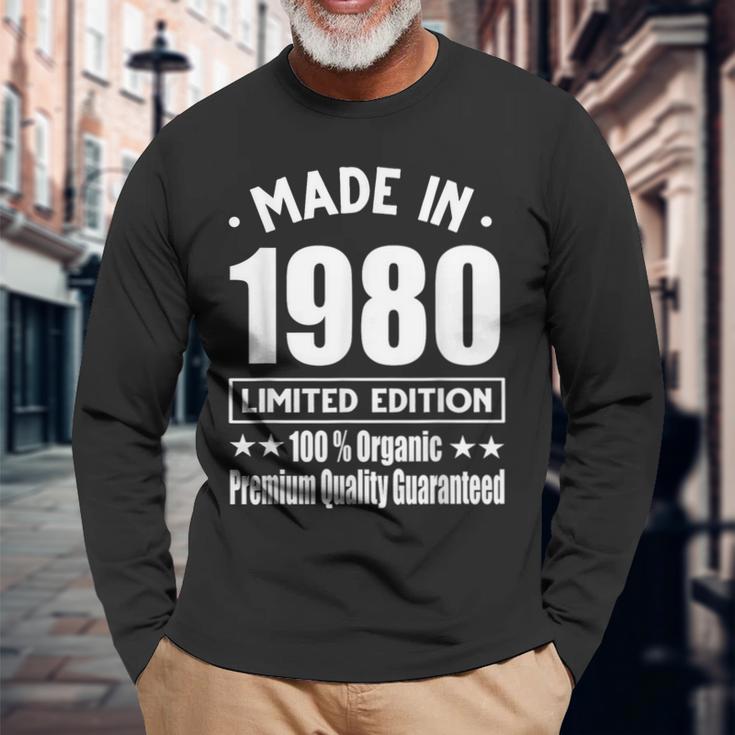 Limited Edition 1980 Birthday 1980 Geboren Jahrgang 1980 Langarmshirts Geschenke für alte Männer