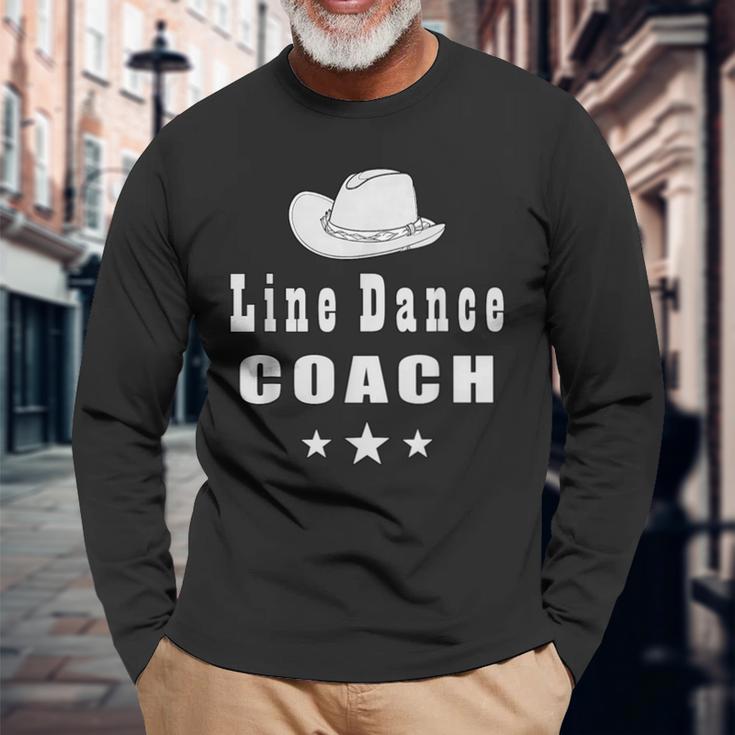 Line Dance Coach Langarmshirts Geschenke für alte Männer