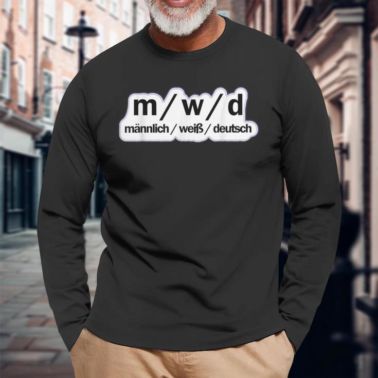 Male German Political Sayings Langarmshirts Geschenke für alte Männer