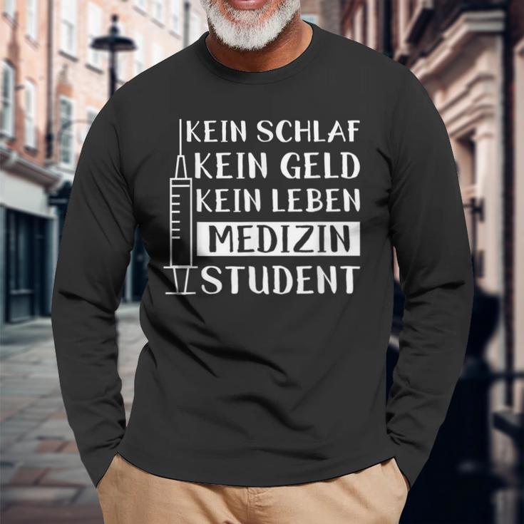 Medical Student Saying Medicine Student Study Langarmshirts Geschenke für alte Männer