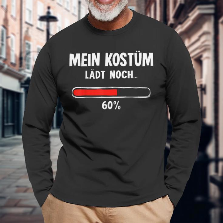 Mein Kostüm Laden Noch Ladebalken For Nerd Carnival Langarmshirts Geschenke für alte Männer