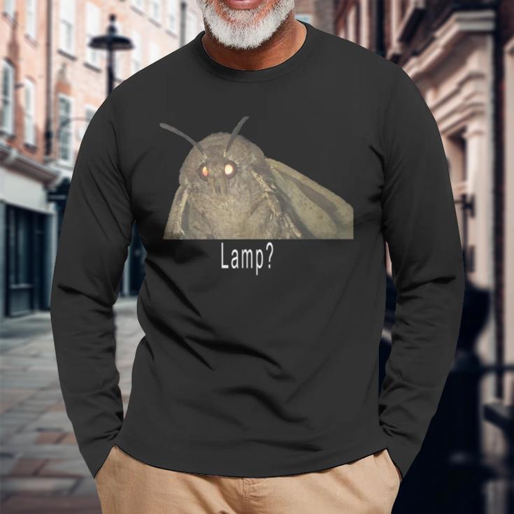 Moth Lamp Meme Langarmshirts Geschenke für alte Männer