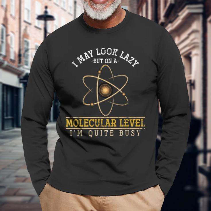 Nerd Scientist Biology Langarmshirts Geschenke für alte Männer