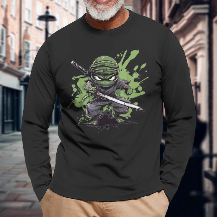 Ninja Für Kinder I Bunter Ninja Langarmshirts Geschenke für alte Männer