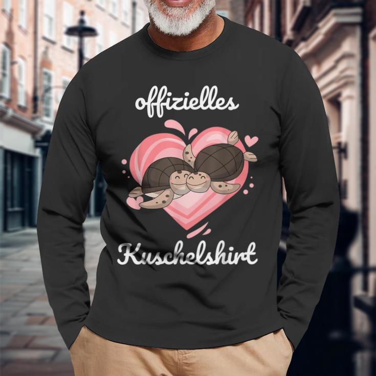 Official Cuddly Turtle Pyjamas Love Partner Langarmshirts Geschenke für alte Männer