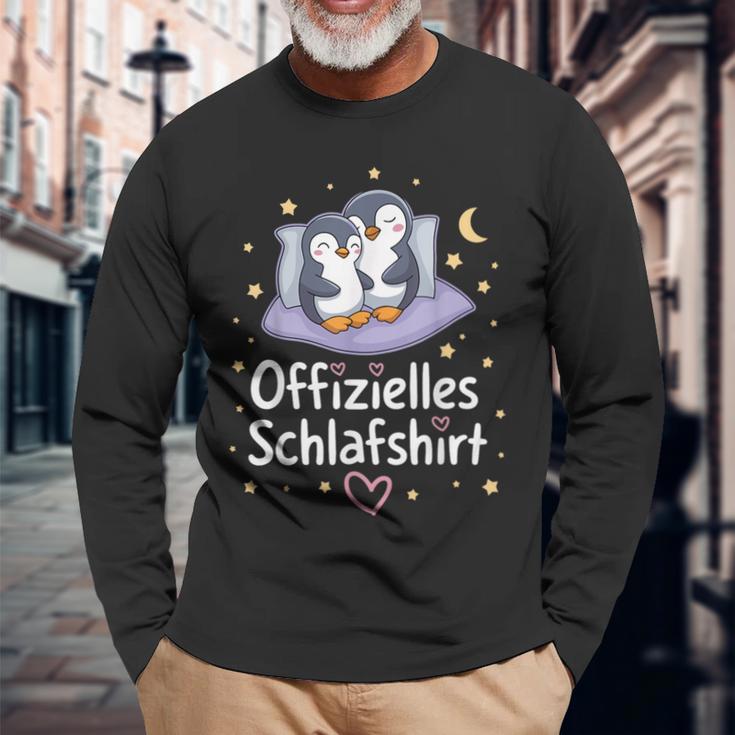 Official Penguin Pyjamas Penguin Short Sleeve Langarmshirts Geschenke für alte Männer